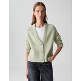 OPUS Gebreid vest 'Dassi'  beige