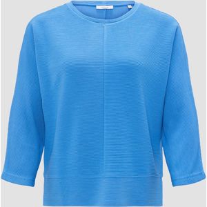 OPUS Longsleeve blauw (Maat: 38) - Effen - Halslijn: Ronde hals,