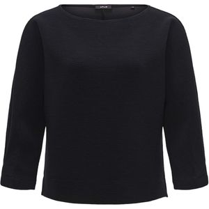OPUS Sweater Sweater GENZI Batwing Fit mit Struktur