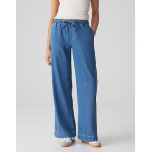 OPUS - Broeken - Blauw - Geweven Stof - Denim Look