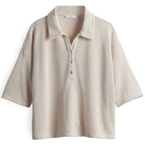 Gebreide pullover met 1/2-mouwen, model 'Silkas'