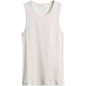 Opus, Dames, Tops, Beige, Maat: XL Katoen,