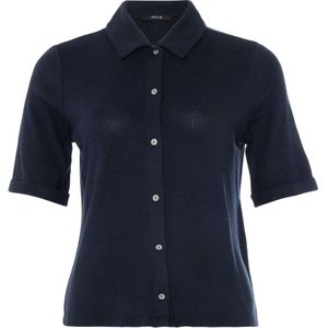 Opus Dames Blouse - Blauw - Viscose Mix