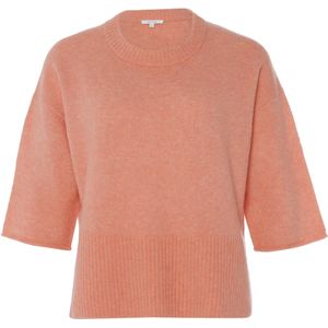 Opus - Oranje Gebreid Truitje met Wol en Mohair