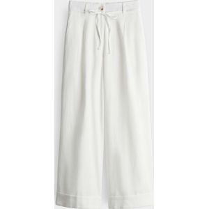 OPUS Bandplooibroek ' Meeri french '  wit