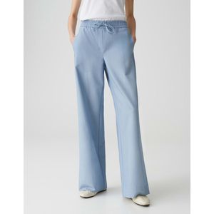 Opus Lange Broek - Blauw Melee voor Dames