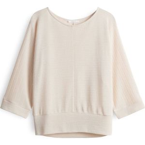 Opus - Sollika - T-shirt - Zand - 50% Viscose, 50% Polyester