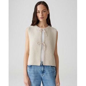 OPUS Strickweste DEMILI mit Binde Detail