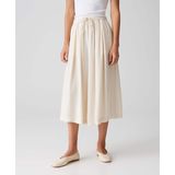 Opus - A-lijnrok - Beige - Katoen