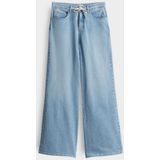 Opus - Miva Palazzo Paris - Jeans - Blauw - 99% Katoen, 1% Elastaan