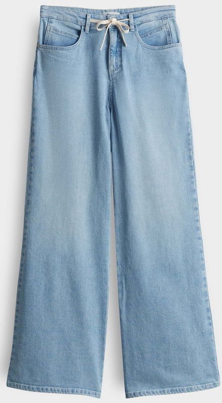 Opus - Miva Palazzo Paris - Jeans - Blauw - 99% Katoen, 1% Elastaan