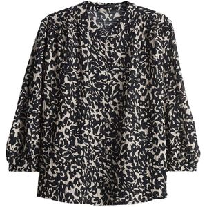 OPUS Blouse - Zwart - Ronde Hals