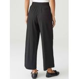OPUS - Mileni - Broek - Zwart - Wide Leg, High Waist, 7/8 Lengte