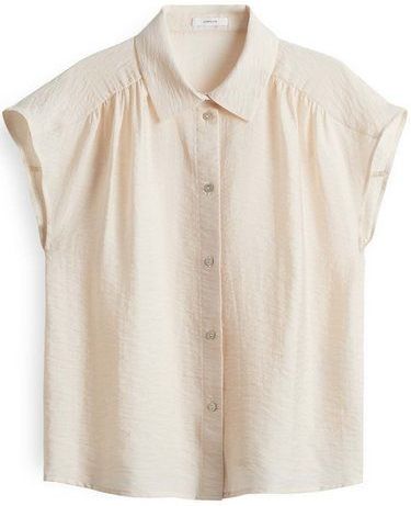 Opus - Fairi Blouse - Ecru - 84% Lyocell 16% Polyamide