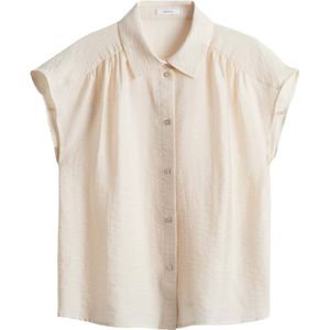 Opus - Fairi Blouse - Ecru - 84% Lyocell 16% Polyamide