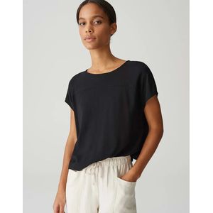 Opus - Sesonne - Blouse - Zwart - 100% Viscose