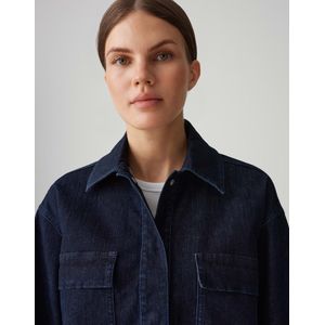Opus - Korte Jeansvest - Donkerblauw