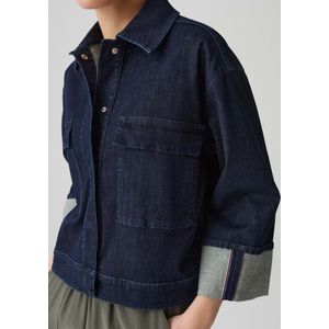 Opus - Korte Jeansvest - Donkerblauw