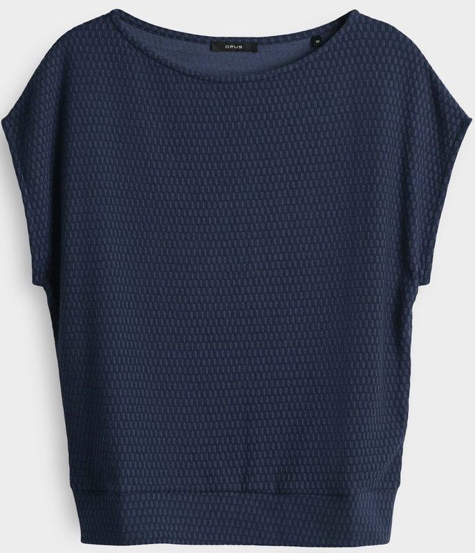 OPUS - Sumsala - T-shirt - Nachtblauw