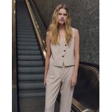 OPUS - Gilet Warfa - Beige - Damesgilet