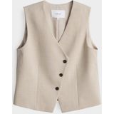 OPUS - Gilet Warfa - Beige - Damesgilet