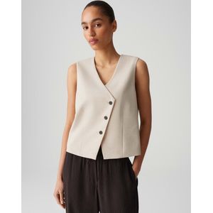 OPUS - Gilet Warfa - Beige - Damesgilet
