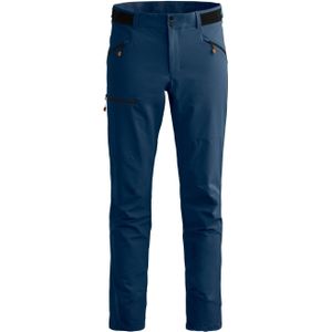Ortovox - Wandel- en bergsportkleding - Seceda Softshell Pants M Deep Ocean voor Heren van Wol - Maat L - Blauw