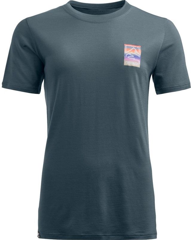 Ortovox - 140 Cool Mountain Gradient - T-shirt - Grijs - Merinoshirt