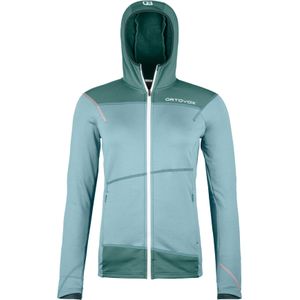 Ortovox Womens Fleece Light Hoody Fleecevest (Dames |turkoois)