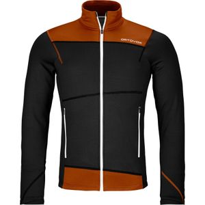 Ortovox - Fleece Light Jacket - Fleecevest - Zwart - 67% Polyester, 26% Wol, 7% Elastaan
