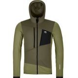 Ortovox - Fleece Grid Hoody - Heren - Kaki - Wol