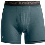 Ortovox - 185 Rock'N'Wool - Boxer - Blauw - Merino-ondergoed