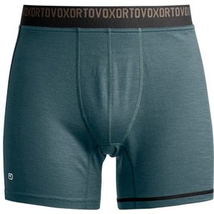 Ortovox - 185 Rock'N'Wool - Boxer - Blauw - Merino-ondergoed