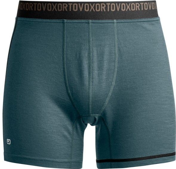Ortovox - 185 Rock'N'Wool - Boxer - Blauw - Merino-ondergoed
