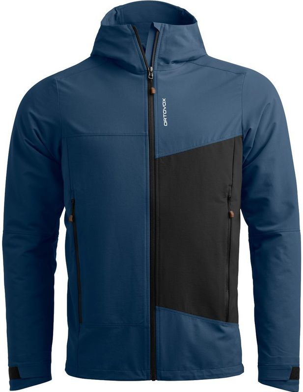 Ortovox - Seceda Softshelljack - Blauw - Softshell