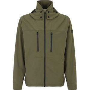 Covered - Frank - Jas - Groen - Afneembare Capuchon, Rits, 4 Zakken