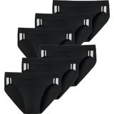 SCHIESSER - Slip - Zwart/Wit - 6er Pack - Jersey