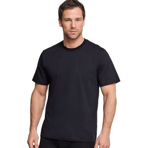 SCHIESSER - Essentials - T-Shirt - 4er-Pack - Zwart - 100% Katoen