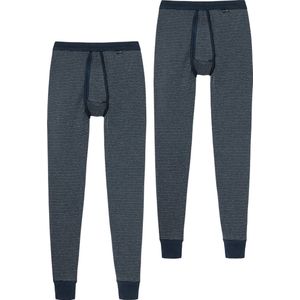 SCHIESSER Lange onderbroek 'Feinripp'  donkerblauw