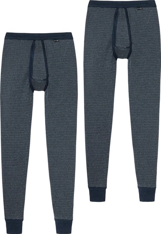 Schiesser Lange Unterhose Feinripp Melange