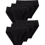 Schiesser - Essentials - Minislip - Zwart - Voordeelpack - 6 Stuks