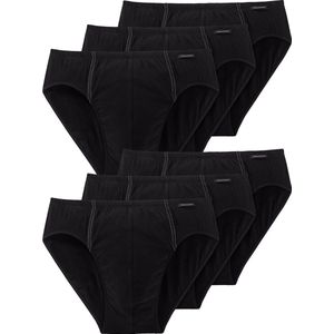 Schiesser - Essentials - Minislip - Zwart - Voordeelpack - 6 Stuks