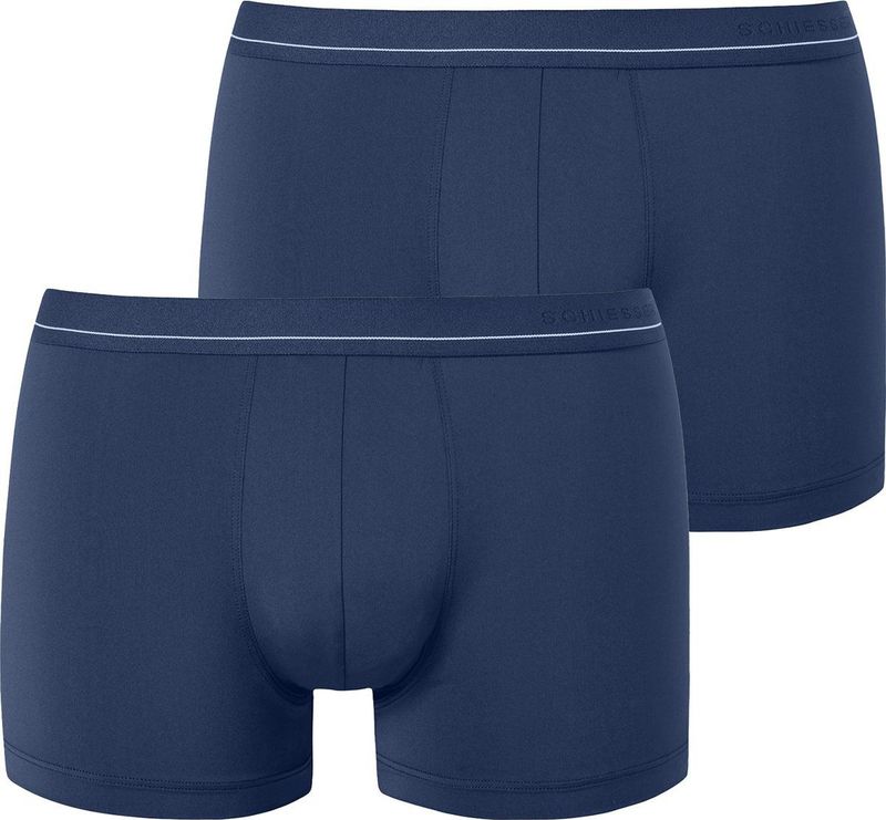 SCHIESSER - Boxershorts - Blauw - 2 Pack