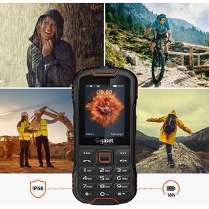 Gigaset - GLX 8 - Mobiele Telefoon - Zwart - 4G - Water- en Stofdicht