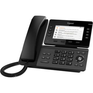Gigaset - Pro P825 IP - Telefoon - Zwart - TFT-kleurenscherm - USB-aansluiting