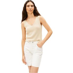 ARMEDANGELS Top 'Caaro Lino'  ecru