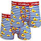 UnaBux - Boxerbrief - Zwart - Wit - Rabbit