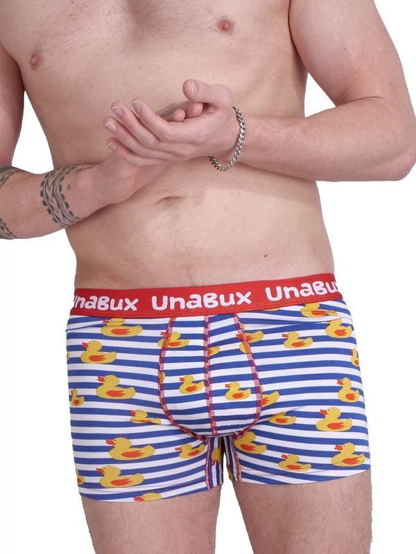 UnaBux - Boxerbrief - Zwart - Wit - Rabbit