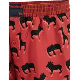 UNABUX - Boxershorts - Bloedrood Lichtrood Zwart - 2 Pack