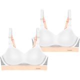 TRIUMPH - Triaction Hybrid Lite - Sport bh - Wit - 2 Pack